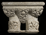 Double Capital, White marble, French
