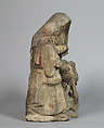 Pietà with Saint Nicholas and Saint James the Great, Limestone, French