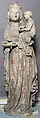Standing Virgin and Child, Stone, French
