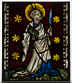 Saint Bartholomew, Pot-metal and colorless glass with vitreous paint, Austrian