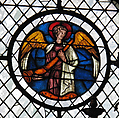 Glass Panel Copy of Medieval Glass, Jacques Simon  French, Glass, French
