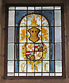 Heraldic Panel with Arms of the House of Hapsburg, Pot-metal glass, white glass, vitreous paint, and silver stain, South Netherlandish