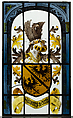 Heraldic Panel with Arms of the House of Hapsburg, Pot-metal glass, white glass, vitreous paint, and silver stain, South Netherlandish