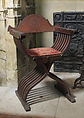 Folding Armchair, Walnut, Italian