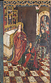 Saint Anne with the Virgin and Child, Oil and gold on wood (pine?), Spanish