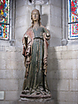 Saint Petronilla, Limestone, paint, Catalan
