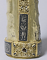 Arm Reliquary, Silver, gilded silver, niello, and gems; wood core , South Netherlandish