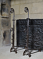 Andiron, Wrought iron, French