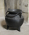 Caldron, Bronze and wrought iron, French or South Netherlandish