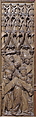 Panel with Christ Carrying the Cross, Oak, French
