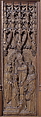 Panel with the Presentation of the Virgin in the Temple, Oak, French