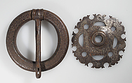 Door Knocker with Plate and Nail, Iron, European