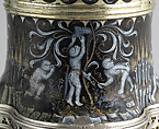 Beaker with Apes, Silver, silver gilt, and painted enamel, South Netherlandish