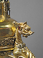 Ewer with Wildman Finial, Silver gilt, enamel, and paint, German