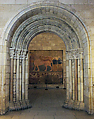 Doorway from Abbey of Notre-Dame at Nevers, Limestone, French