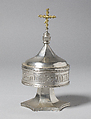 Pyx, Silver, partly gilt, Spanish
