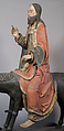 Palmesel, Limewood with paint, German