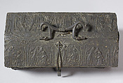 Casket, Copper alloy, limewood, Catalan