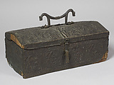 Casket, Copper alloy, limewood, Catalan