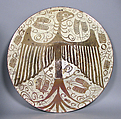 Dish, Tin-glazed earthenware, Spanish