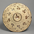 Dish, Tin-glazed earthenware, Spanish