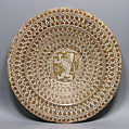 Dish, Tin-glazed earthenware, Spanish