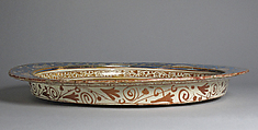 Deep Dish, Tin-glazed earthenware, Spanish