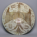 Plate, Tin-glazed earthenware, Spanish