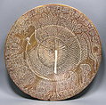 Dish, Tin-glazed earthenware, Spanish