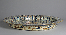 Deep Dish, Tin-glazed earthenware, Spanish