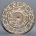 Dish, Tin-glazed earthenware, Spanish