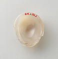 Cameo with Head of Female Saint Wearing Wimple, Chalcedony, French