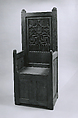 High-Backed Chair, Oak, Northwest European
