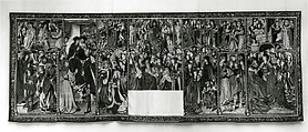The Story of Esther and Ahasuerus (from Christ the Judge on the Throne of Majesty and Other Subjects), Wool warp;  wool, silk, and metallic wefts, South Netherlandish