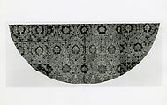 Cope, Cut velvet brocaded in silver with a twill tie., Italian