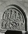 Tympanum with the Three Temptations of Christ, Limestone, Spanish