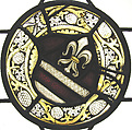 Armorial Roundel, Pot-metal glass, vitreous paint, and silver stain, German