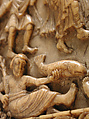 Plaque with the Ascension, Elephant ivory, German
