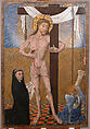 Man of Sorrows with Kneeling Donor, Oil and tempera on wood, Netherlandish