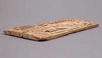 Plaque with Saint John the Evangelist, Elephant ivory, Carolingian