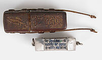 Portable Reliquary of Saint Vincent, Translucent enamels on silver, wood, French