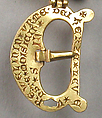 Amatory Brooch, Gold and freshwater pearl, German