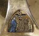 Chalice, Translucent enamel, silver, partial gilt and niello, French