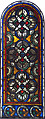 Ornamental Window, Pot-metal glass and vitreous paint, French