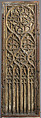 Panel, Red pine, gilding and polychromy, French