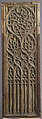 Panel, Red pine, gilding and polychromy, French