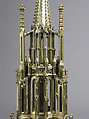 Ostensory, Silver, silver-gilt, basse taille enamel,  rock crystal, Italian (?)