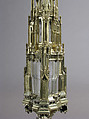 Ostensory, Silver, silver-gilt, basse taille enamel,  rock crystal, Italian (?)