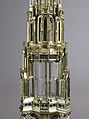 Ostensory, Silver, silver-gilt, basse taille enamel,  rock crystal, Italian (?)