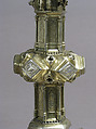 Ostensory, Silver, silver-gilt, basse taille enamel,  rock crystal, Italian (?)